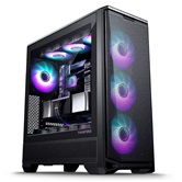 Корпус PHANTEKS Eclipse G400A, Black, 4x140mm ARGB Fan + ARGB Strip, боковая панель Tempered Glass, Mid-Tower / PH-EC400GA_DBK01