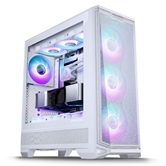 Корпус PHANTEKS Eclipse G400A, White, 4x140mm ARGB Fan + ARGB Strip, боковая панель Tempered Glass, Mid-Tower / PH-EC400GA_DMW01