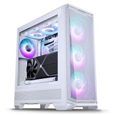 Корпус PHANTEKS Eclipse G400A, White, 4x140mm ARGB Fan + ARGB Strip, боковая панель Tempered Glass, Mid-Tower / PH-EC400GA_DMW01