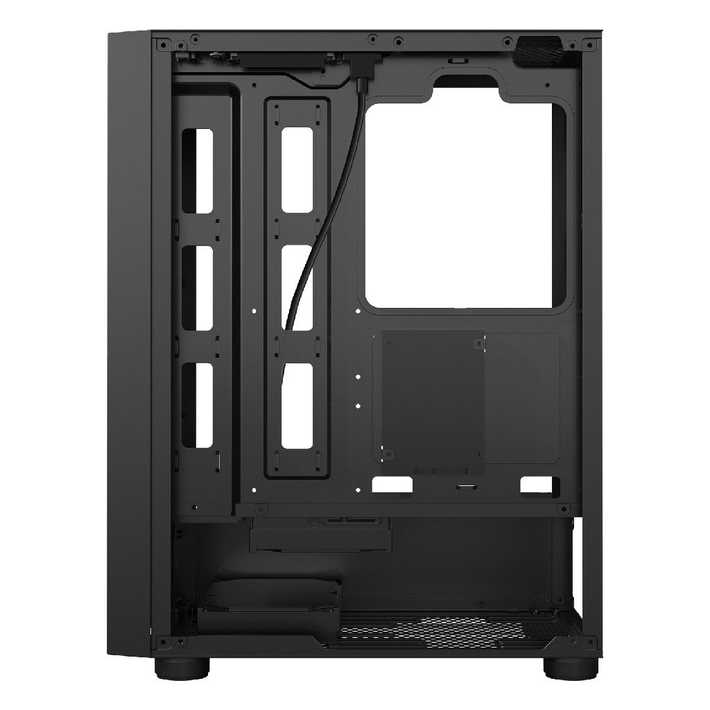 Корпус XASTRA  A301 4FRGB  Black ATX/Mesh/ tempered glass / 4x 120mm FC120-FRGB fans/ A301-BK-FC120FRGB-4F-GL