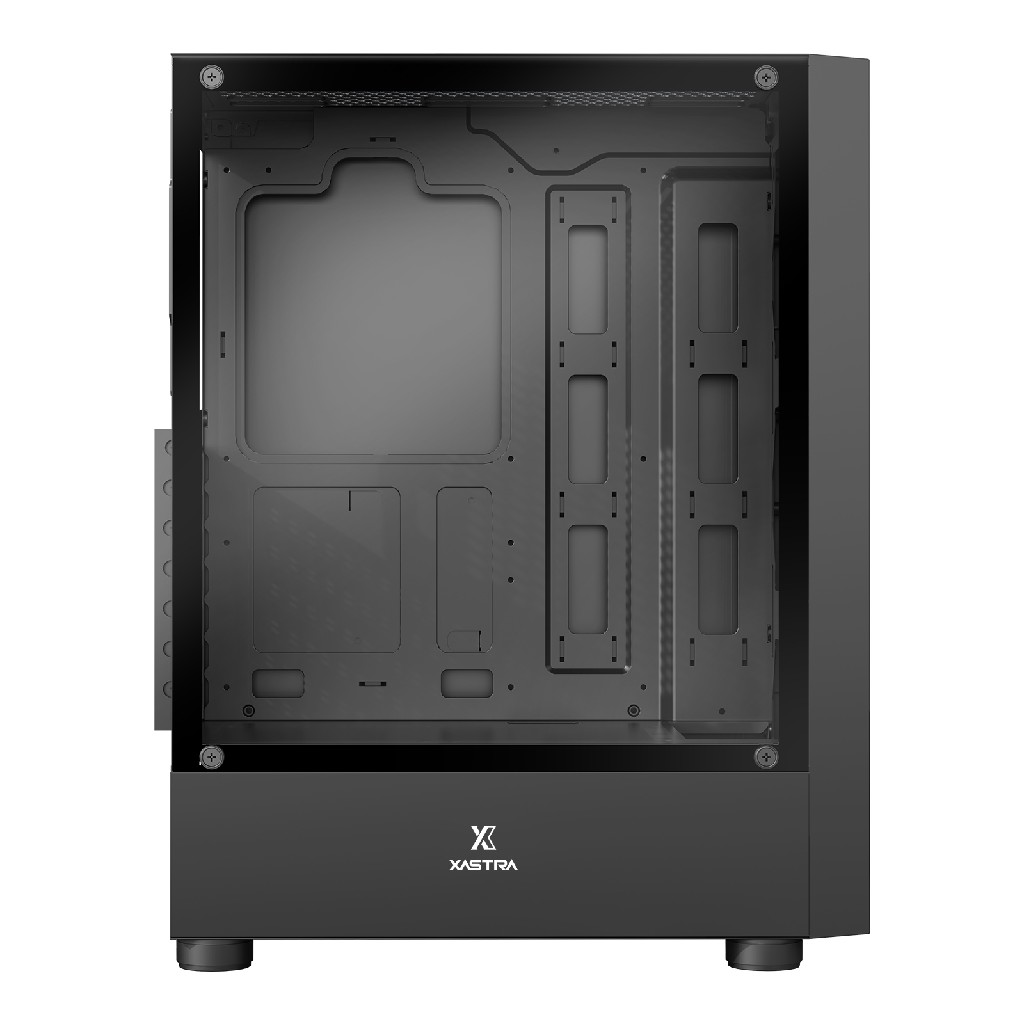 Корпус XASTRA  A301 4FRGB  Black ATX/Mesh/ tempered glass / 4x 120mm FC120-FRGB fans/ A301-BK-FC120FRGB-4F-GL