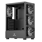 Корпус XASTRA  A301 4FRGB  Black ATX/Mesh/ tempered glass / 4x 120mm FC120-FRGB fans/ A301-BK-FC120FRGB-4F-GL