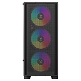 Корпус XASTRA  A301 4FRGB  Black ATX/Mesh/ tempered glass / 4x 120mm FC120-FRGB fans/ A301-BK-FC120FRGB-4F-GL