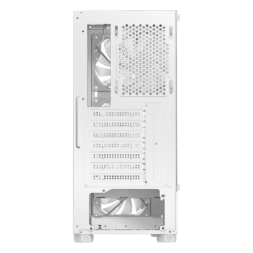 Корпус XASTRA  A302 4FRGB White ATX/Mesh/ tempered glass / 4x120mm FC120-FRGB fans/A302-WH-FC120FRGB-4F-GL