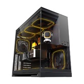 Корпус Geometric Future Model 5 Black Gray with fans / mid tower, E-ATX / 5x140mm ARGB fans / 1AM5WKBK02100