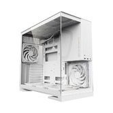 Корпус Geometric Future Model 5 White with fans / mid tower, E-ATX / 5x140mm ARGB fans / 1AM5WKWT01100