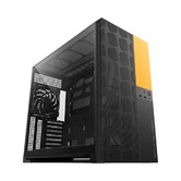 Корпус Geometric Future Model 5 Vent Black Yellow with fans / mid tower, E-ATX / 5x140mm ARGB fans / 1AM5VTBY01100