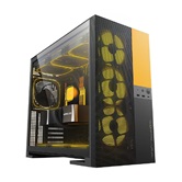 Корпус Geometric Future Model 5 Vent Black Yellow with fans / mid tower, E-ATX / 5x140mm ARGB fans / 1AM5VTBY01100