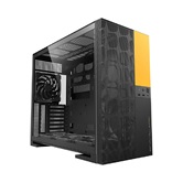 Корпус Geometric Future Model 5 Vent Black Yellow with fans / mid tower, E-ATX / 5x140mm ARGB fans / 1AM5VTBY01100