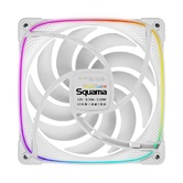 Вентилятор Geometric Future Squama 2503RW-14 Reverse White / 140mm, PWM, 2100 RPM, 71.80 CFM, 34.0 dBA, 5V ARGB / 1F2503R114100