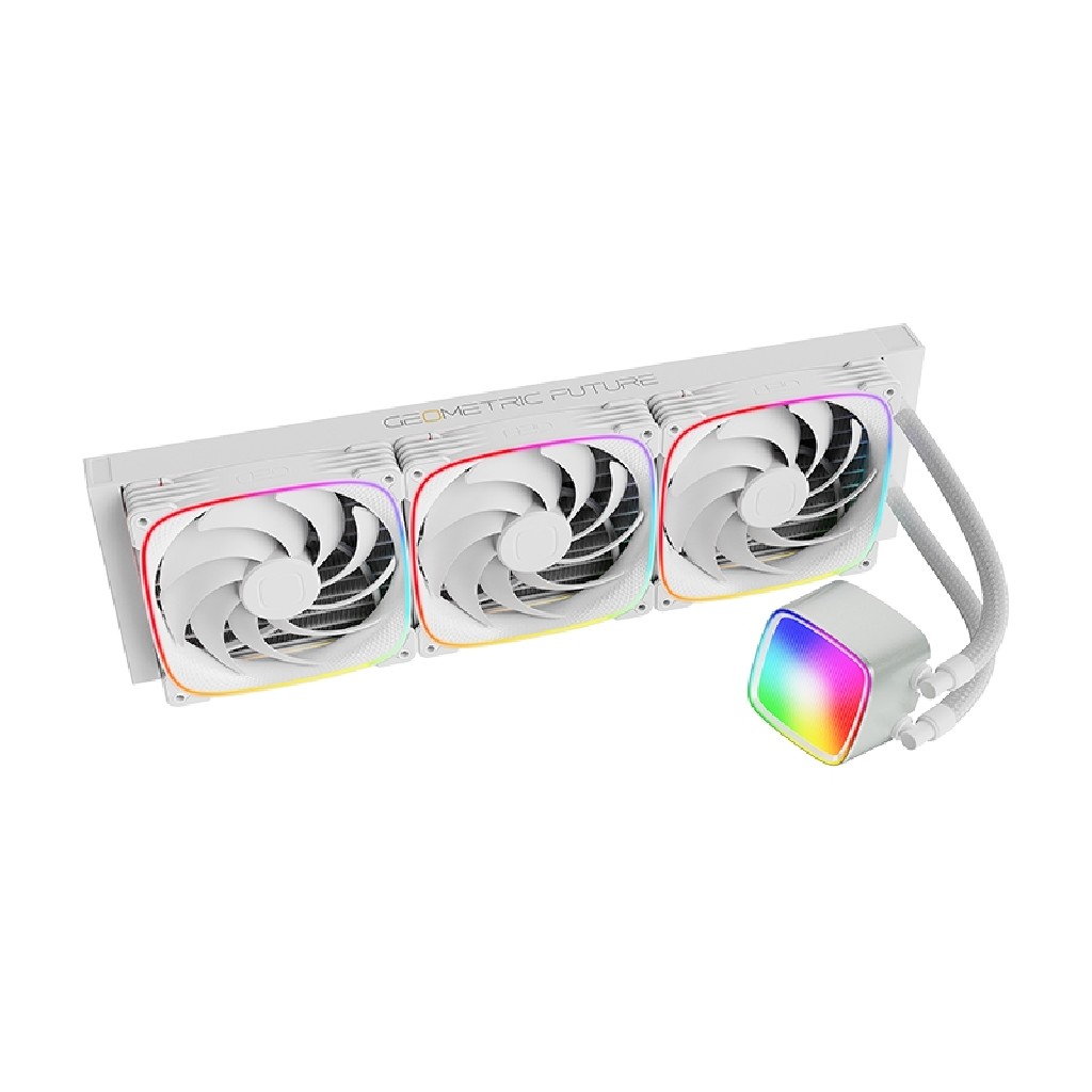 Система водяного охлаждения Geometric Future Eskimo Pro 420 White / 3x140mm ARGB fans / 1C253W0421000