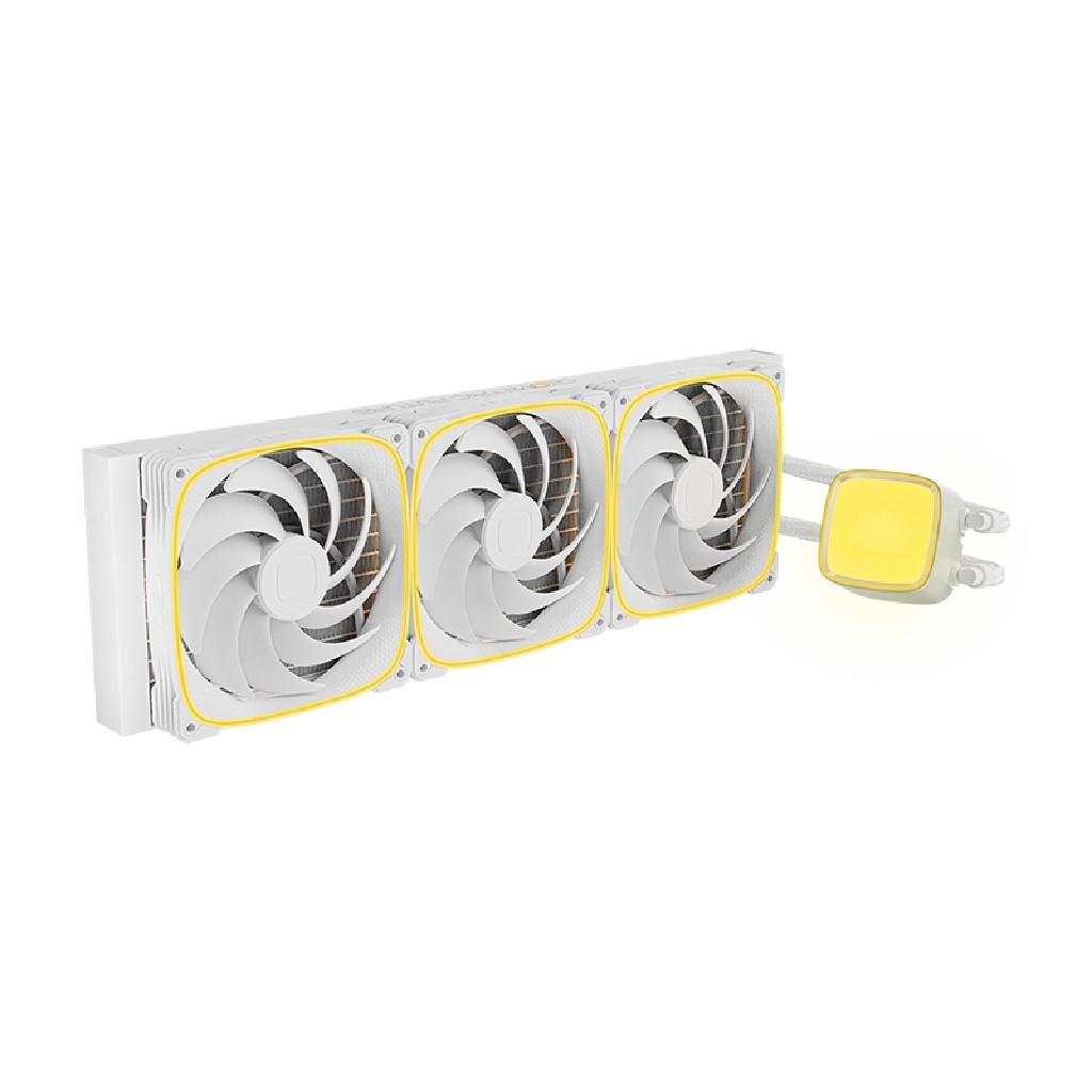 Система водяного охлаждения Geometric Future Eskimo Pro 420 White / 3x140mm ARGB fans / 1C253W0421000