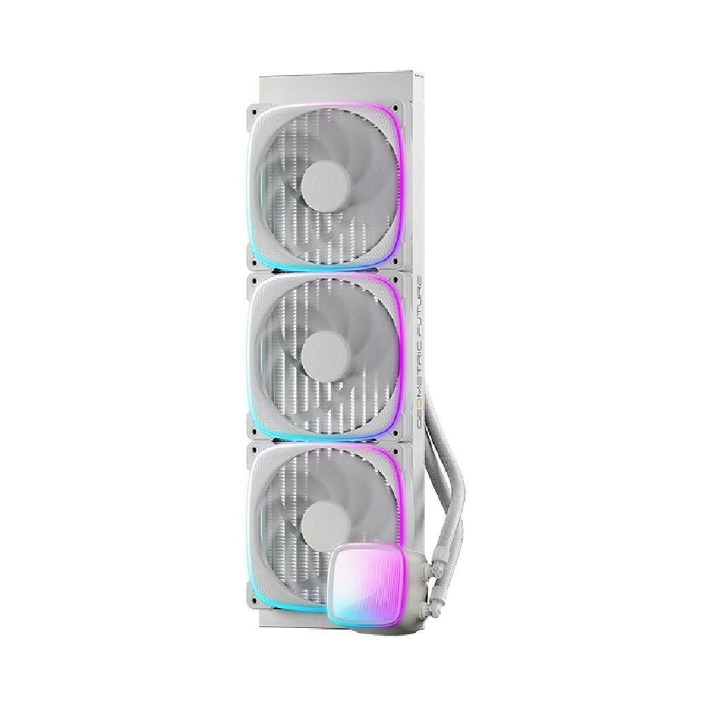 Система водяного охлаждения Geometric Future Eskimo Pro 420 White / 3x140mm ARGB fans / 1C253W0421000